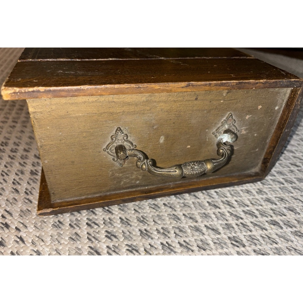 Large Wood Faux Book Box Oliver Twist By Charles Dickens Vintage Latch Buckle - Picture 5 of 16